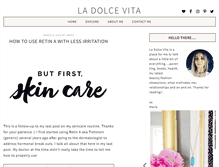 Tablet Screenshot of ladolcevitaxo.com